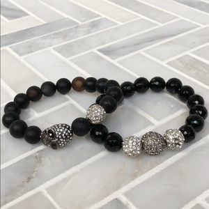 Beaded stacking bracelets!